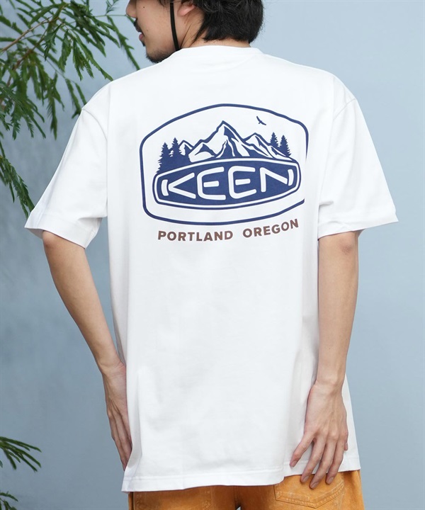 KEEN キーン 半袖 Tシャツ メンズ バックプリント 吸汗速乾 1031504 ムラサキスポーツ限定