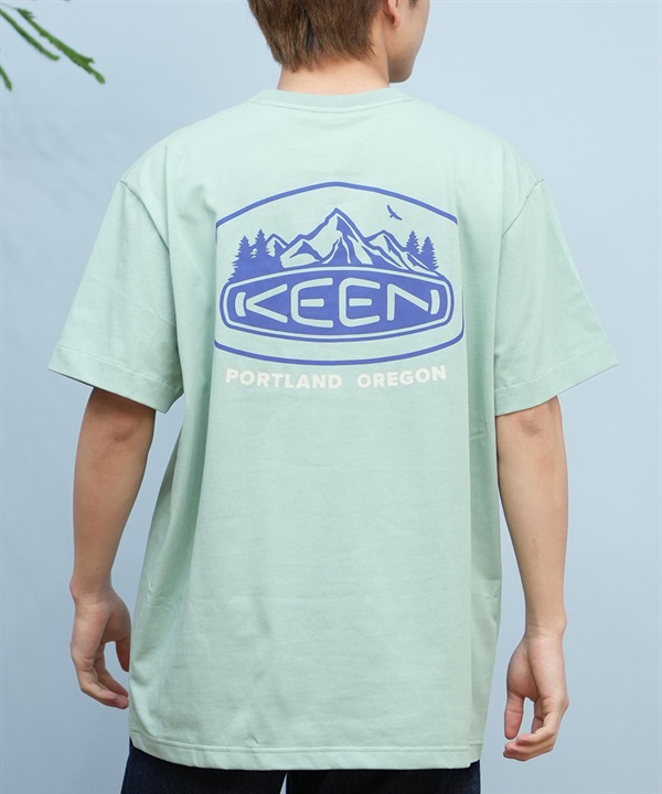 KEEN キーン 半袖 Tシャツ メンズ バックプリント 吸汗速乾 1031506 ムラサキスポーツ限定
