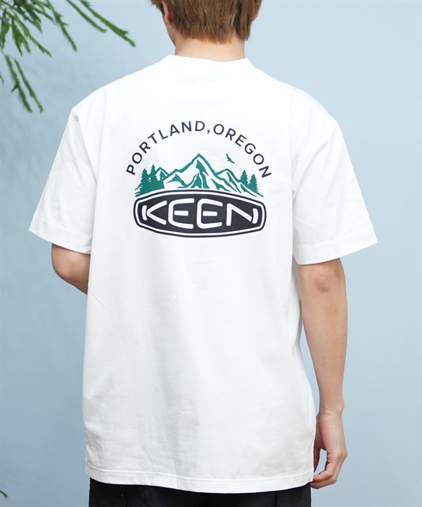 KEEN キーン 半袖 Tシャツ メンズ バックプリント 抗菌 消臭 接触冷感 保湿 1031507 ムラサキスポーツ限定