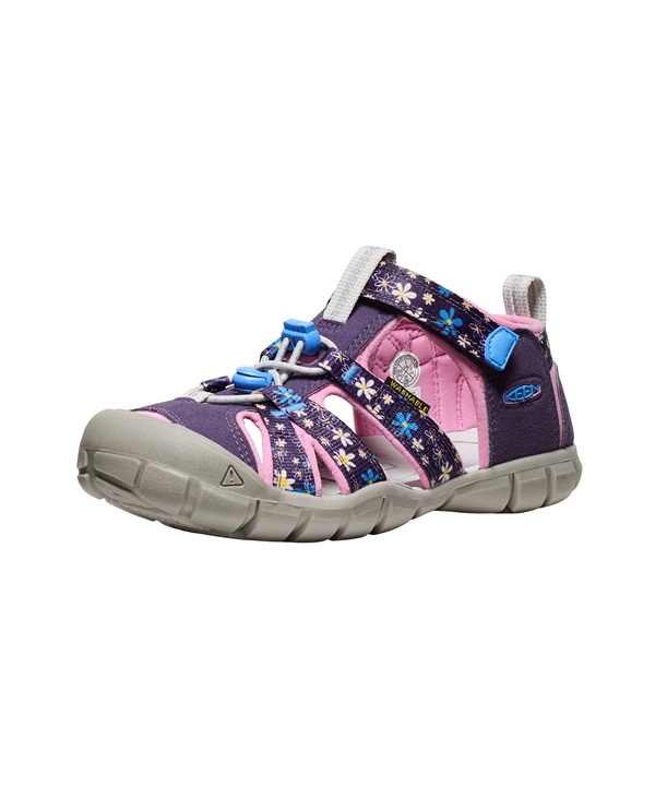 KEEN キーン シューズ キッズ サンダル 水陸両用 花柄 SEACAMP II CNX シーキャンプ 20.0～23.5cm 1030818