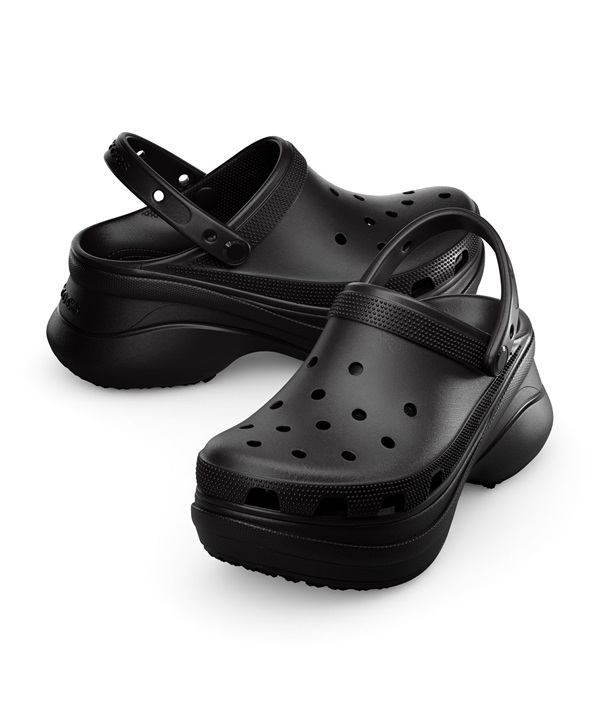 CROCS クロックス サンダル レディース 厚底 CLASSIC BAE CLOG クラシック ベイ クロッグ 206302-001