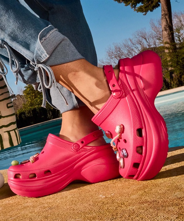 CROCS クロックス サンダル レディース 厚底 CLASSIC BAE CLOG クラシック ベイ クロッグ 206302-6ZQ