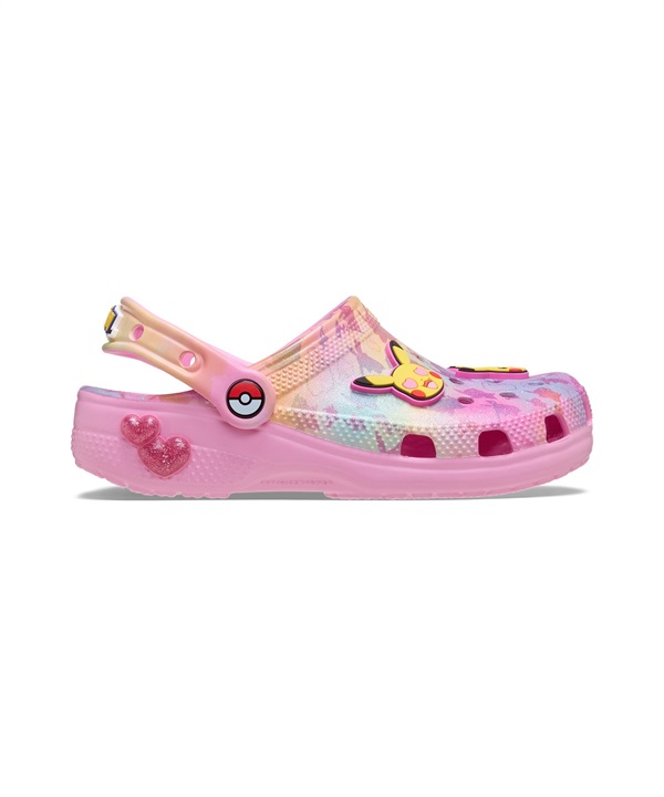CROCS クロックス サンダル キッズ ジュニア 子供 水陸両用 軽量 KIDS PIKACHU PINK CLASSIC 211229-90H