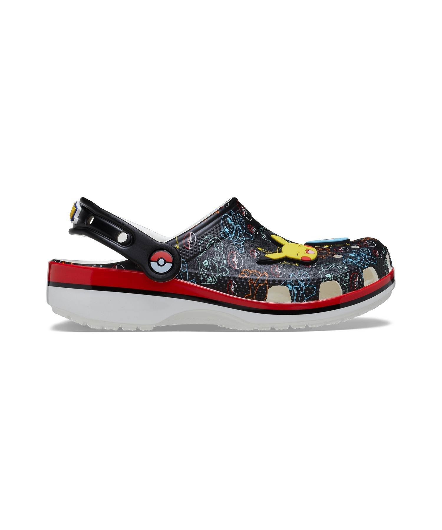 CROCS クロックス サンダル キッズ ジュニア 子供 水陸両用 軽量 KIDS POKEMON CLASSIC 211344-90H(MULTI-18cm)