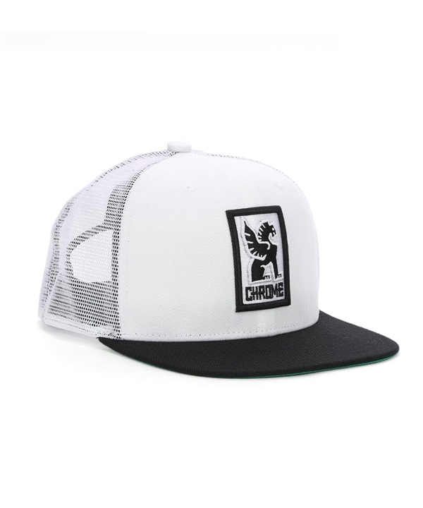 CHROME クローム キャップ 帽子 フリーサイズ メッシュ MFLT 6 PANEL MESH CAP JP204WHWHBK