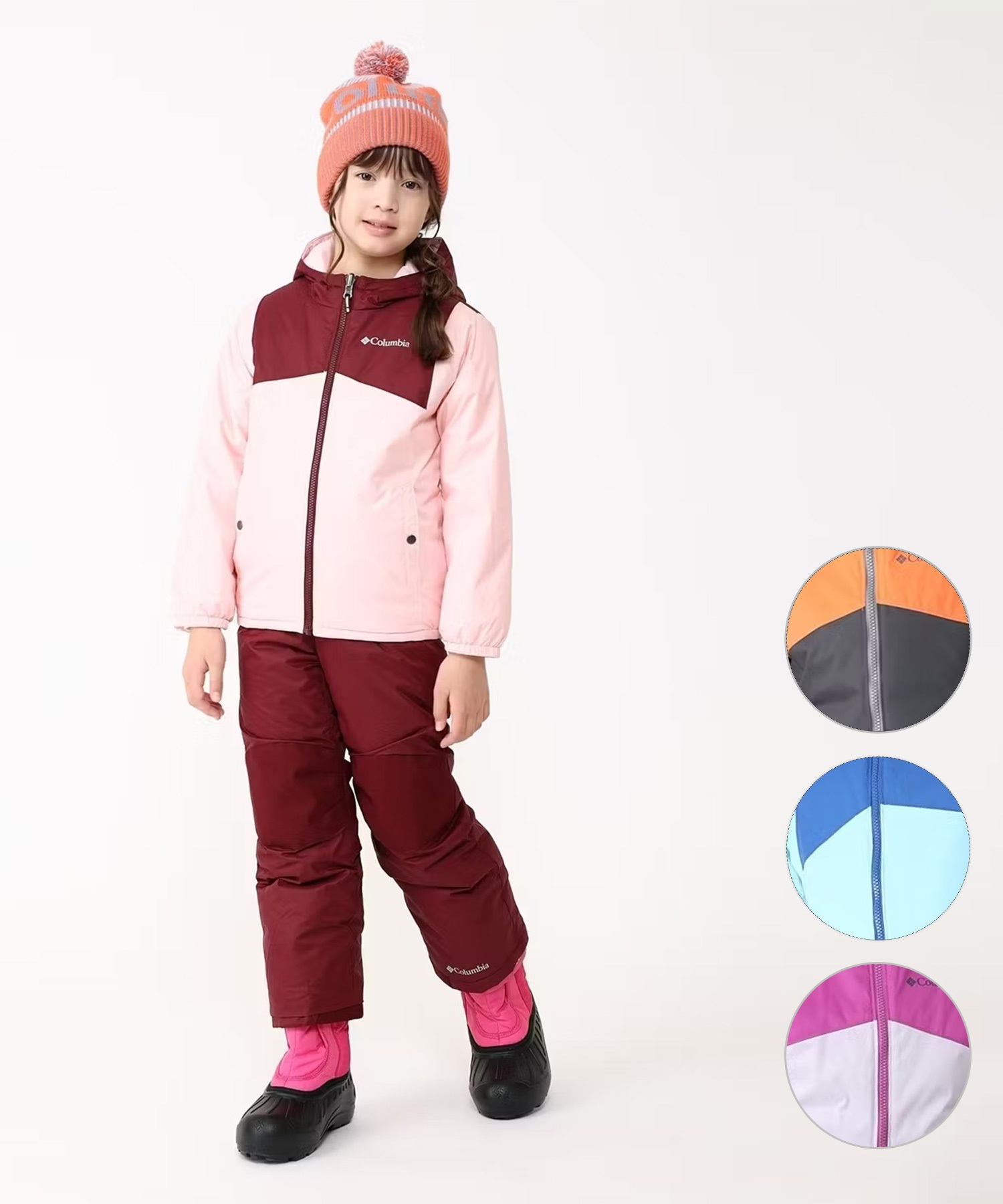 Columbia 子ども用ウェア上下・ブーツ、手袋セット Qoo10] コロンビア キッズ トドラー用 スノーウェア 上下セ