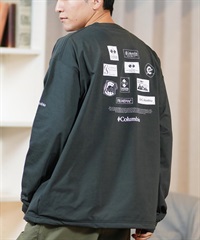 Columbia コロンビア 長袖 Tシャツ メンズ ロンT バックプリント 水陸両用 ユーティリティ 吸湿速乾 PM0739 ムラサキスポーツ限定