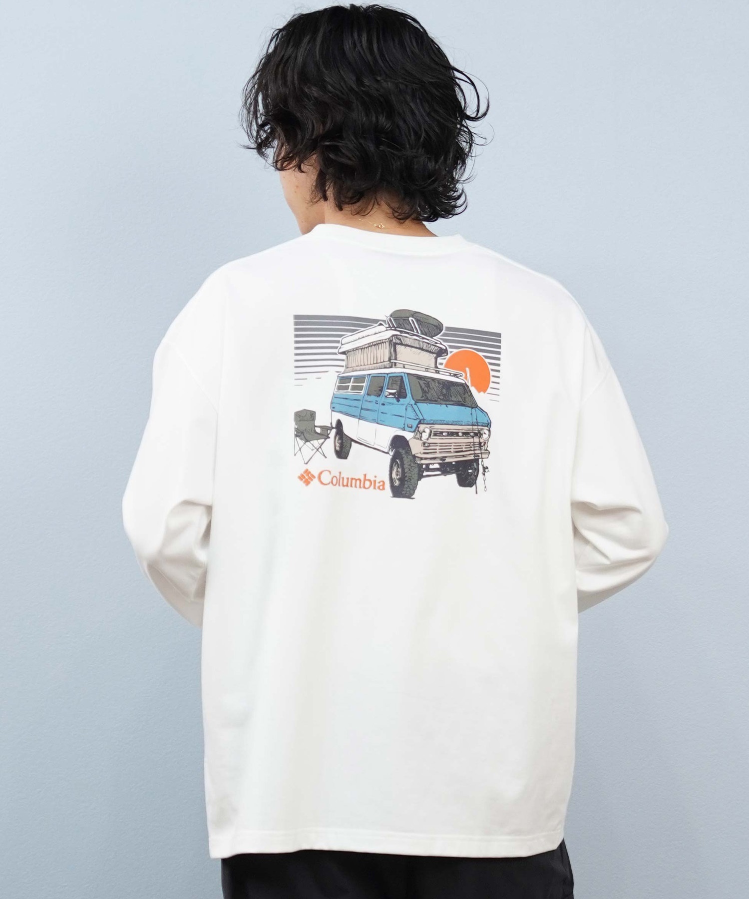 Columbia コロンビア 長袖 Tシャツ ロンT メンズ 吸湿速乾 紫外線防止 PM0993 ムラサキスポーツ限定(125-M)