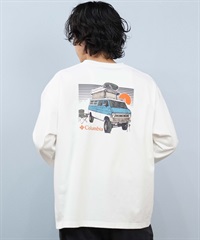 Columbia コロンビア 長袖 Tシャツ ロンT メンズ 吸湿速乾 紫外線防止 PM0993 ムラサキスポーツ限定(125-M)
