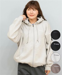 Columbia コロンビア ジップアップ パーカー メンズ レディース スウェット フーディー ロゴ 裏起毛 SUNRISE EDGE SWEAT FULL ZIP PM0928 ムラサキスポーツ限(11-XS)