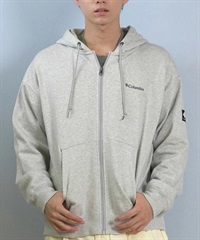 Columbia コロンビア ジップアップ パーカー メンズ レディース スウェット フーディー ロゴ 裏起毛 SUNRISE EDGE SWEAT FULL ZIP PM0928 ムラサキスポーツ限(040-M)