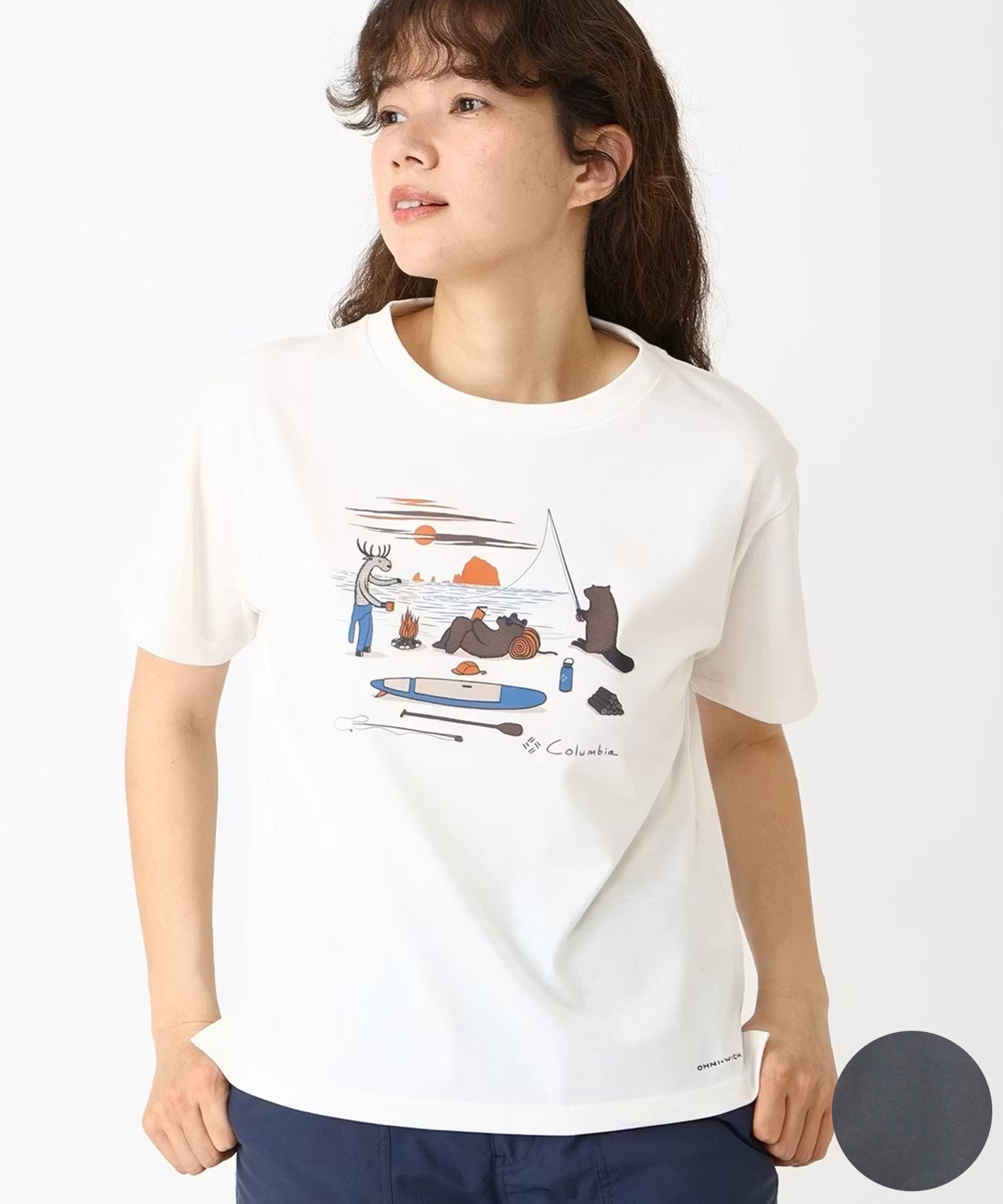 columbia コロンビア 半袖 Tシャツ レディース Columbia×Jonas