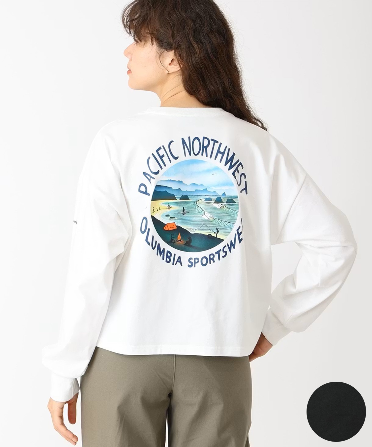columbia コロンビア 長袖 Tシャツ ロンT メンズ レディース レイク