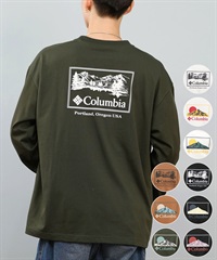 Columbia コロンビア 長袖 Tシャツ ロンT メンズ レディース SUNRISE EDGE GRAPHIC LS T PM0929 ムラサキスポーツ限定(125-S)