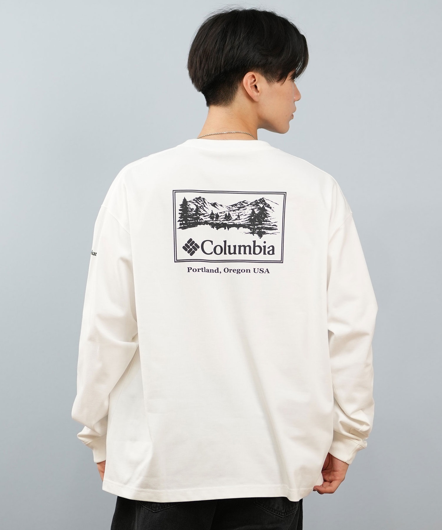 Columbia コロンビア 長袖 Tシャツ ロンT メンズ レディース SUNRISE EDGE GRAPHIC LS T PM0929 ムラサキスポーツ限定(125-S)