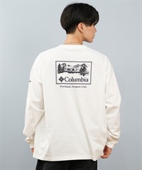 Columbia コロンビア 長袖 Tシャツ ロンT メンズ レディース SUNRISE EDGE GRAPHIC LS T PM0929 ムラサキスポーツ限定(125-S)