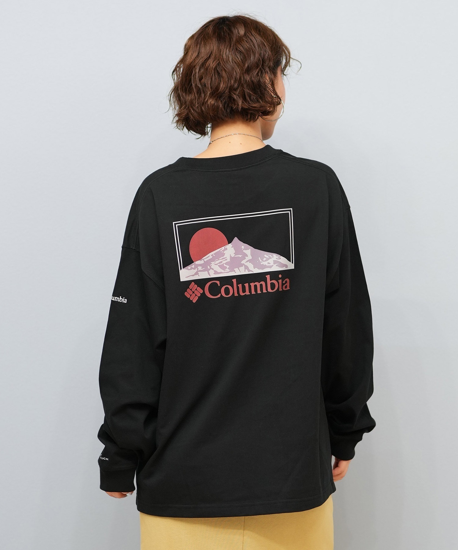 Columbia コロンビア 長袖 Tシャツ ロンT メンズ レディース SUNRISE EDGE GRAPHIC LS T PM0929 ムラサキスポーツ限定(012-S)