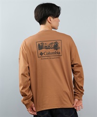 Columbia コロンビア 長袖 Tシャツ ロンT メンズ レディース SUNRISE EDGE GRAPHIC LS T PM0929 ムラサキスポーツ限定(286-S)