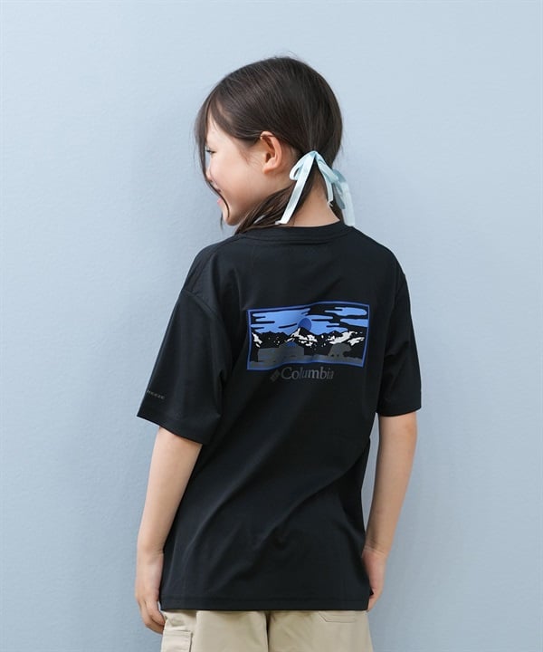 Columbia コロンビア 半袖 Tシャツ キッズ ジュニア 子供 バックプリント Y RUM BOWL OFZ GRAPHIC SS PY1055