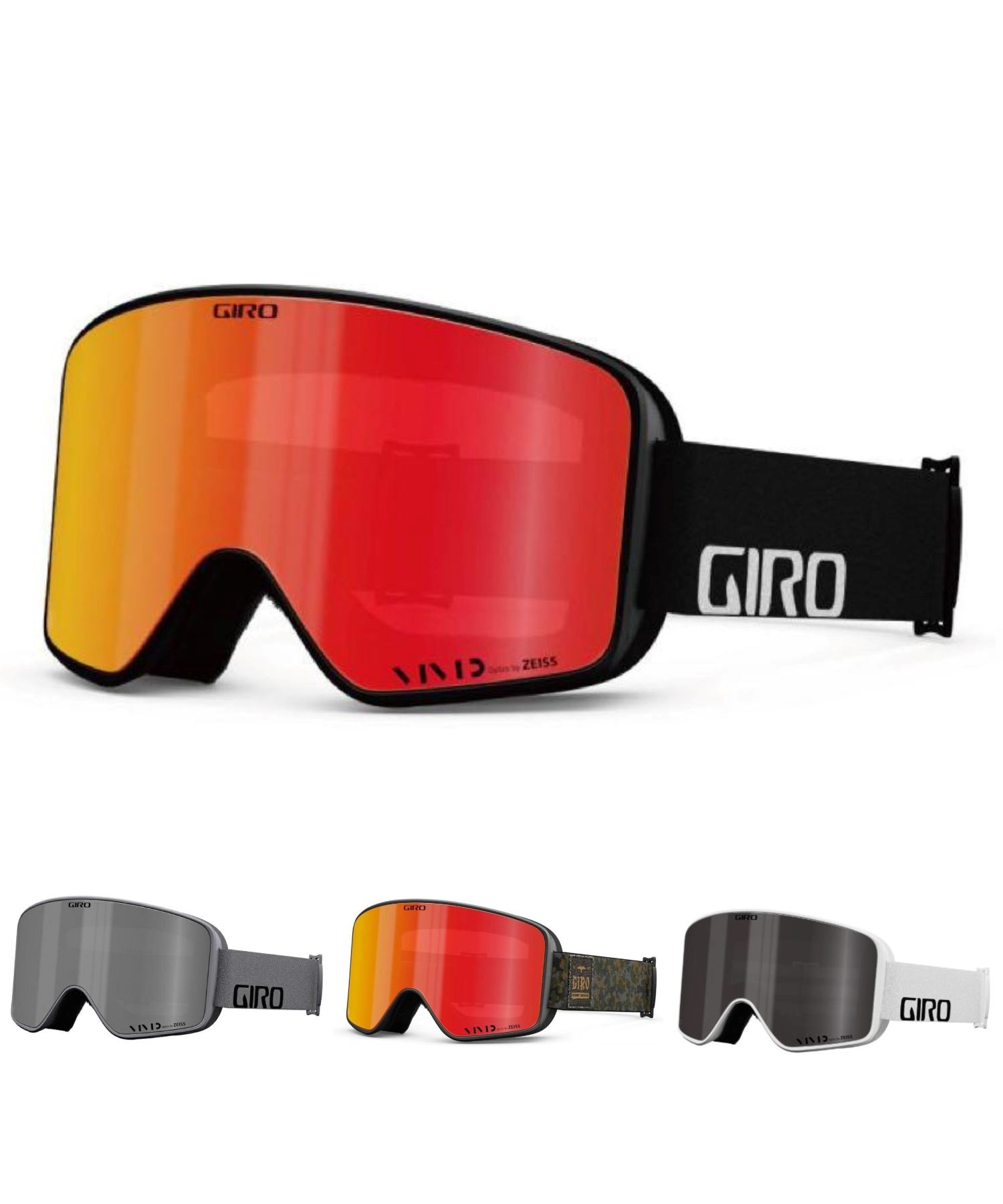 GIRO ジロ スノーボード ゴーグル ユニセックス METHOD AF 平面レンズ