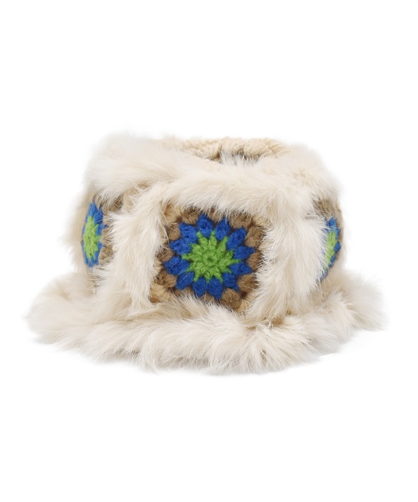 JEWELS ジュエルズ ハット フェイクファー バケットハット クロシェ WK-003