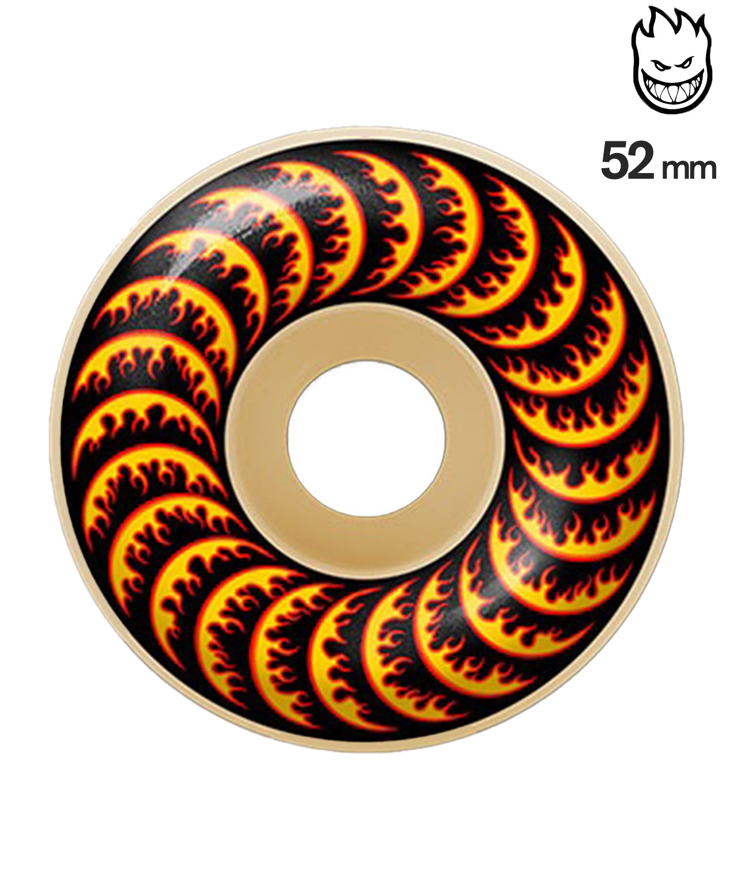 SPITFIRE WHEELS スピットファイヤー スケートボード ウィール CLASSIC F4 52mm 99A FLAME CLASSIC ムラサキスポーツ(WHT-52mm)