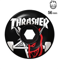 SPITFIRE WHEELS スピットファイヤー スケートボード ウィール CLASSIC FULL F4 56mm 80HD THRASHER&BURN ムラサキスポーツ(BLK-56mm)