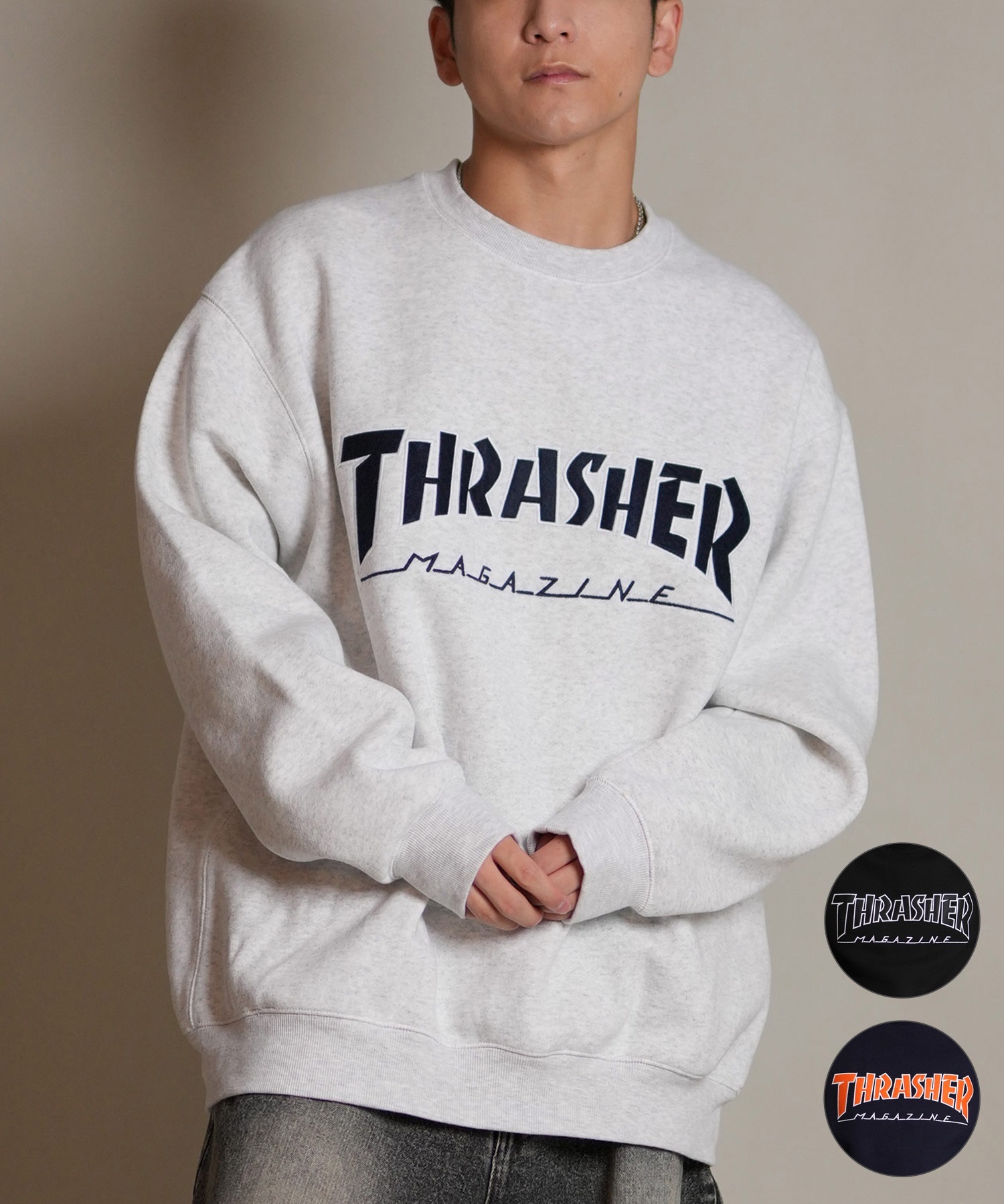 THRASHER スラッシャー トレーナー スウェット メンズ クルーネック