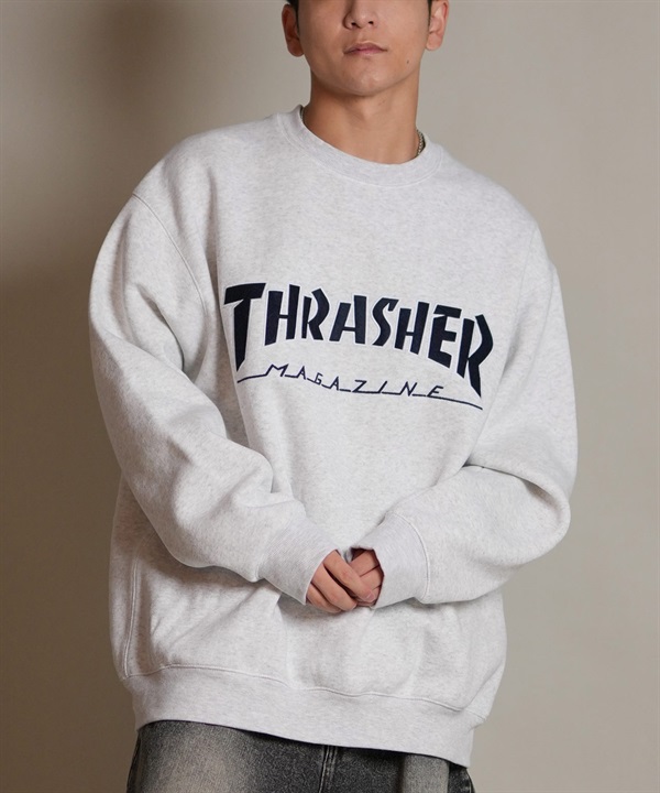 THRASHER スラッシャー トレーナー スウェット メンズ クルーネック ロゴ 裏起毛 254TH1TR063