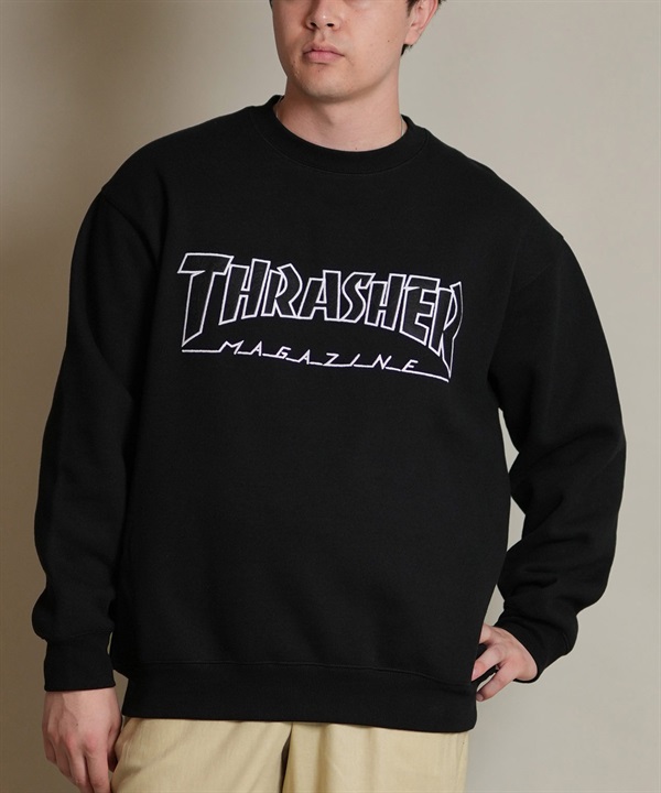 THRASHER スラッシャー トレーナー スウェット メンズ クルーネック ロゴ 裏起毛 254TH1TR063