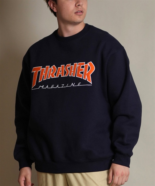 THRASHER スラッシャー トレーナー スウェット メンズ クルーネック ロゴ 裏起毛 254TH1TR063