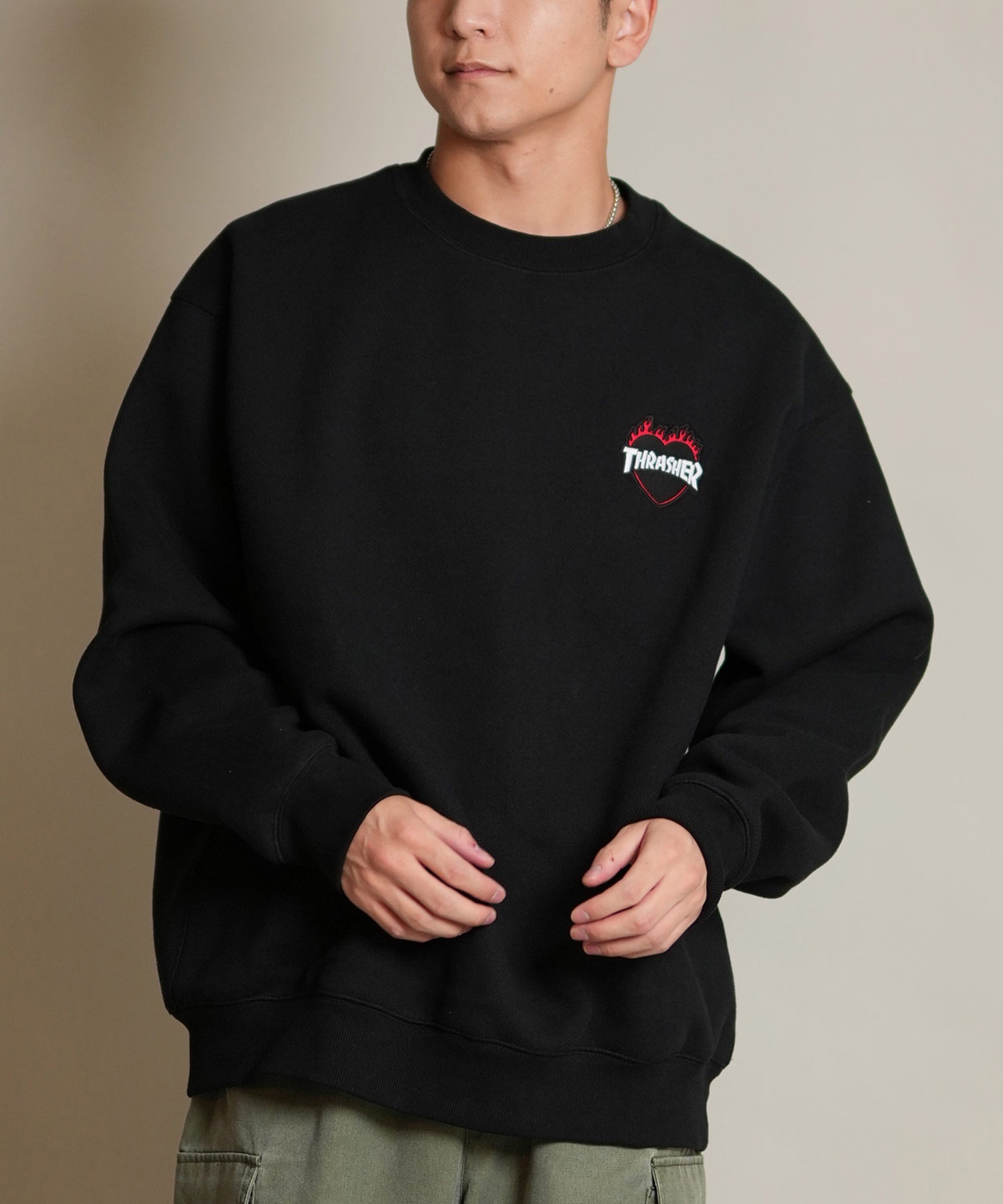 THRASHER スラッシャートレーナー スウェット メンズ クルーネック 