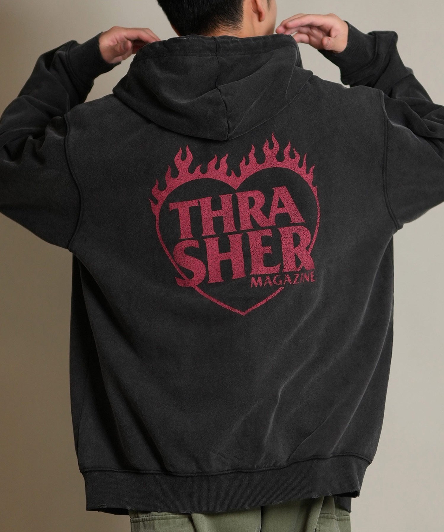 THRASHER スラッシャー ジップアップ パーカー メンズ