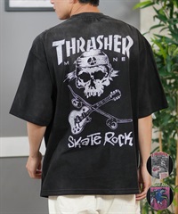 THRASHER スラッシャー 半袖 Tシャツ メンズ バックプリント オーバーサイズ 252TH1ST029 ムラサキスポーツ限定