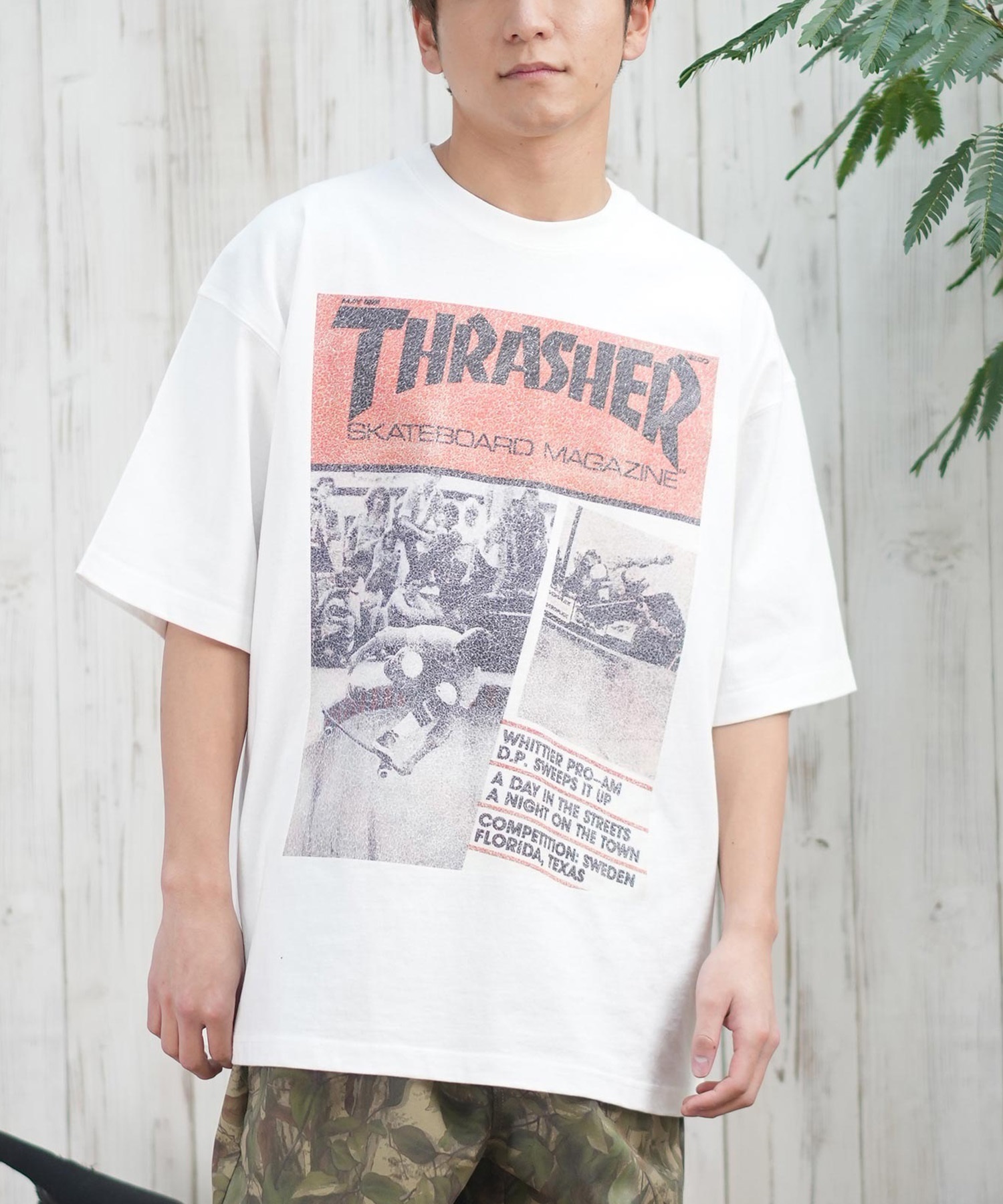 THRASHER スラッシャー 半袖 Tシャツ メンズ フロントプリント