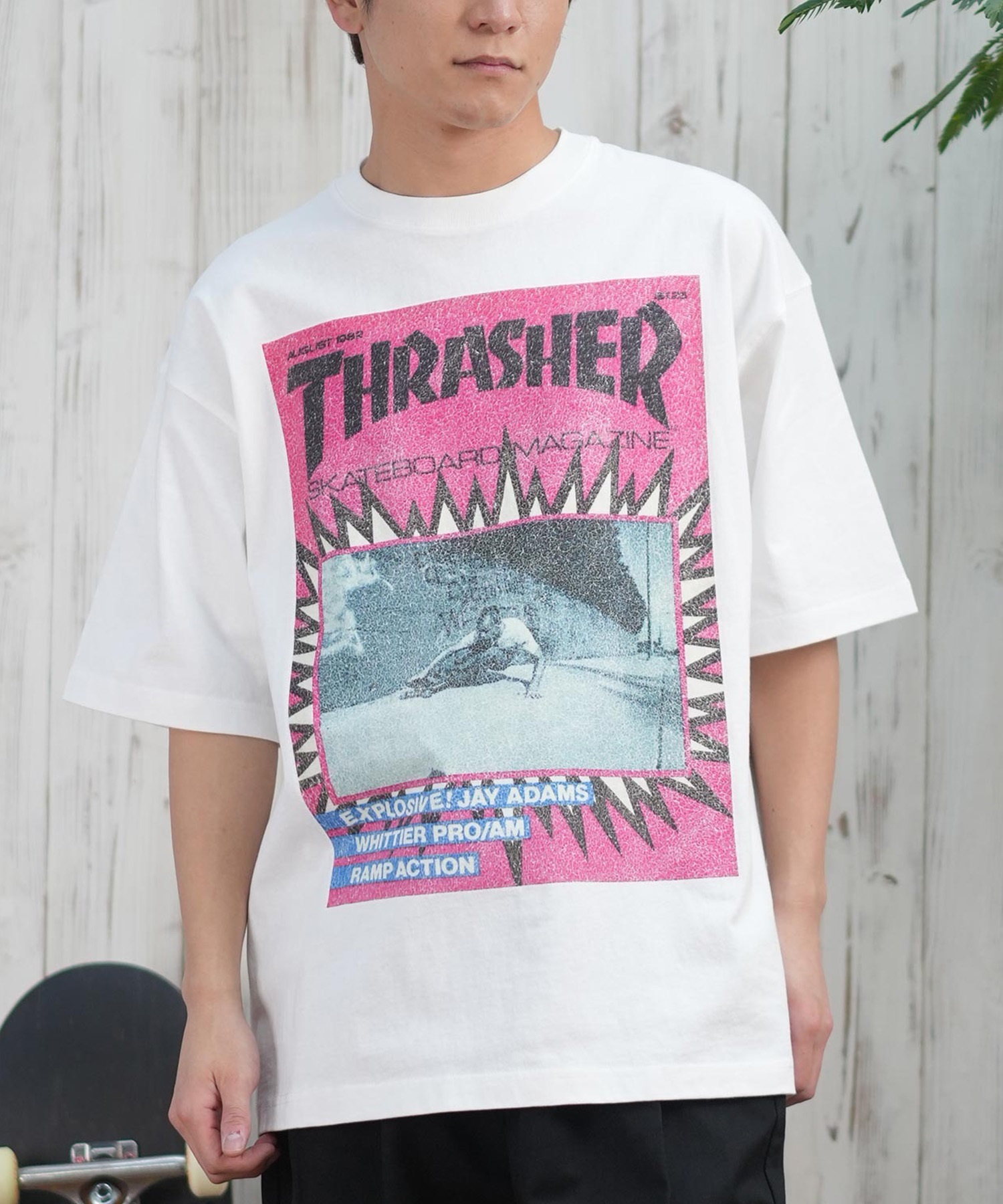 thrasher tシャツ THRASHER スラッシャー 半袖 Tシャツ メンズ フロントプリント
