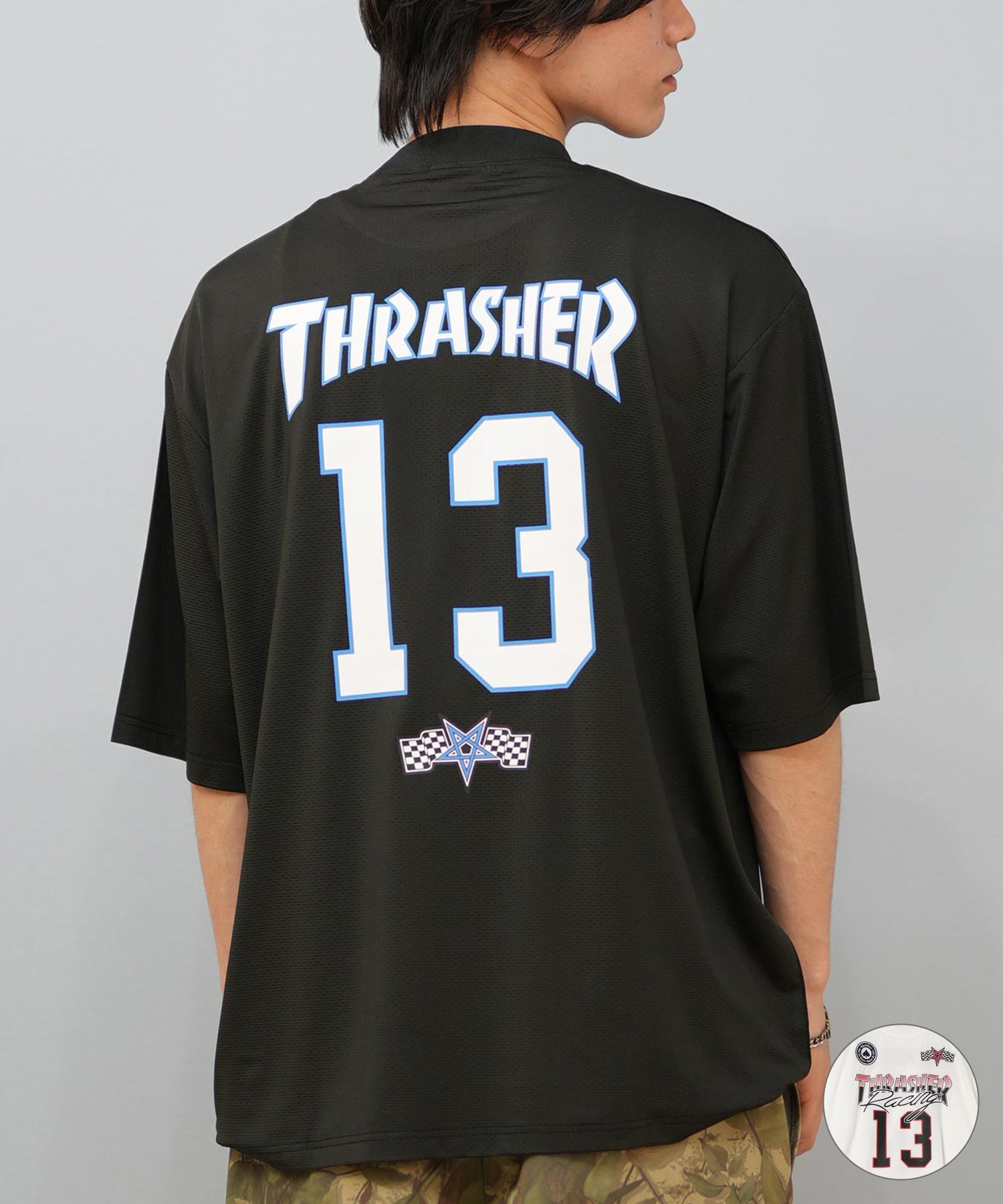 THRASHER スラッシャー 半袖 Tシャツ メンズ ゲームシャツ バック