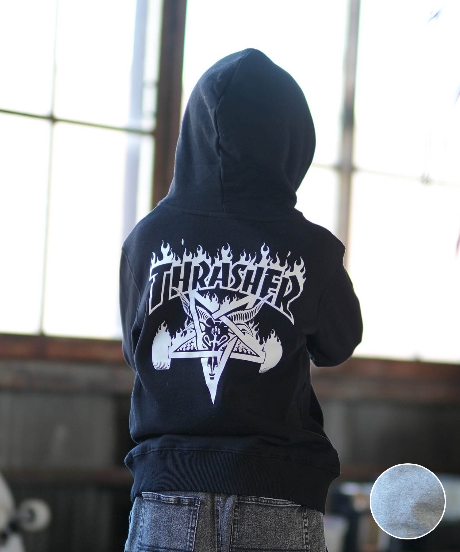 THRASHER スラッシャー プルオーバー パーカー キッズ ジュニア 子供