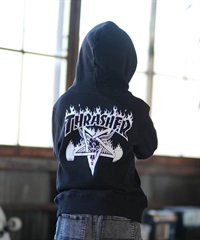 THRASHER スラッシャー プルオーバー パーカー キッズ ジュニア 子供