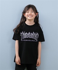 THRASHER スラッシャー 半袖 Tシャツ キッズ ジュニア FRAME LOGO SS T