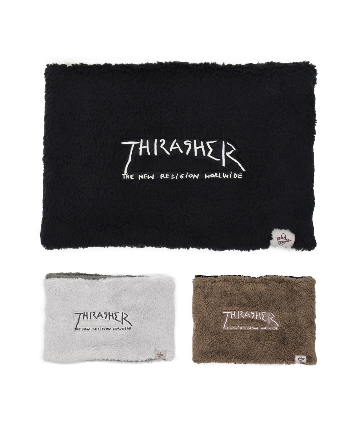 THRASHER スラッシャー ネックウォーマー リバーシブル 防寒 25TH-K50