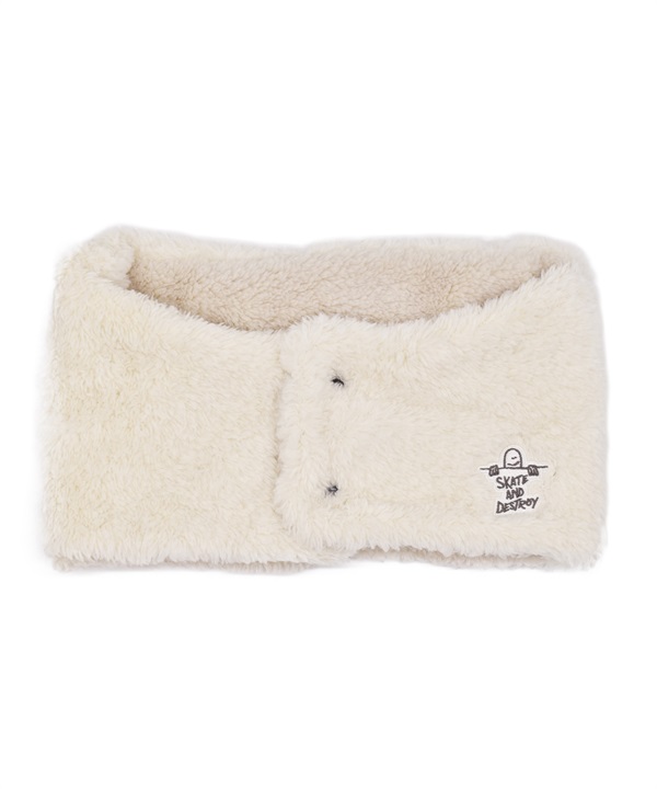 THRASHER スラッシャー ネックウォーマー 前開き ファー MAG LABEL 25TH-K52