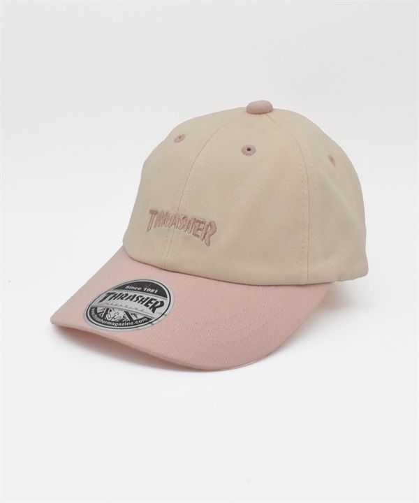 THRASHER スラッシャー キャップ 帽子 キッズ ジュニア 子供 ロゴ シンプル 25TH-C07K