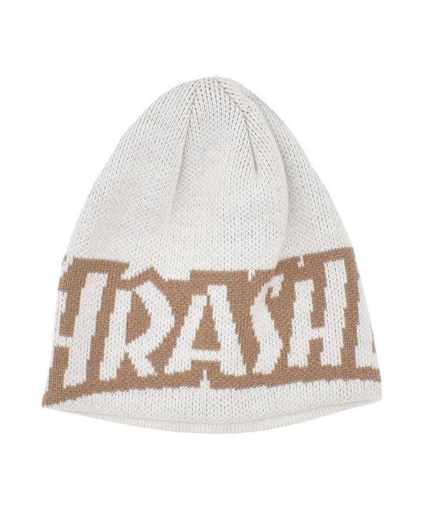 THRASHER スラッシャー ビーニー ニットキャップ ニット帽 帽子 キッズ ジュニア 子供 シングル ビッグロゴ 25TH-N58K