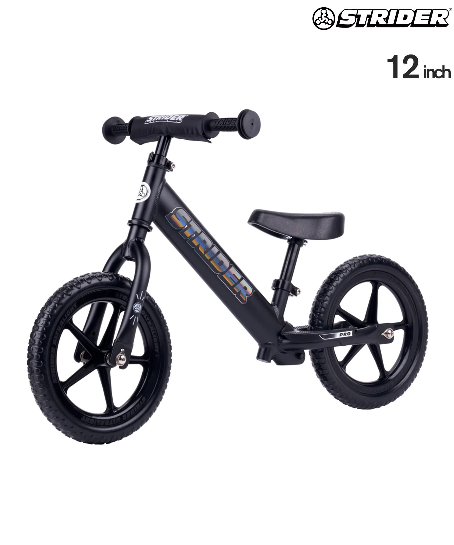 【美品】ストライダー STRIDER スポーツ ブラック プロテクター付き STRIDER ストライダー ランニングバイク キッズ 12inch ストライダー