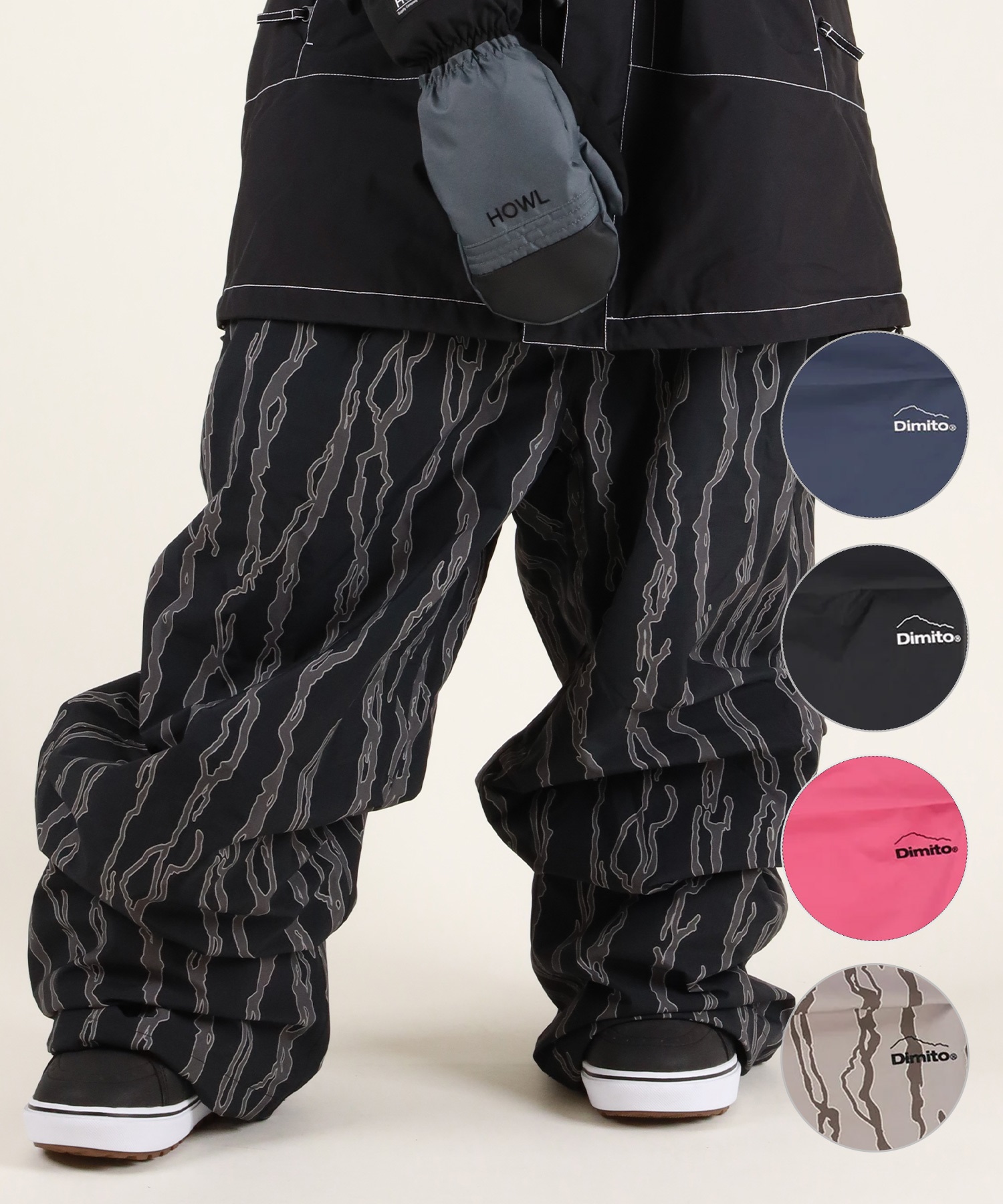 2526】DIMITO ディミト スノーボード ウェア パンツ ユニセックス