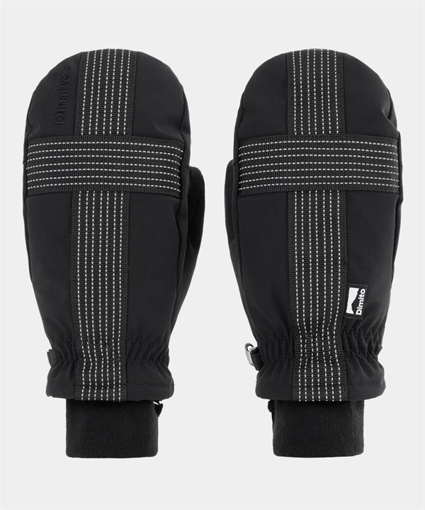 DIMITO ディミト REFLECTIVE CROSS BAND MITTEN スノーボード グローブ ユニセックス ムラサキスポーツ 25-26モデル