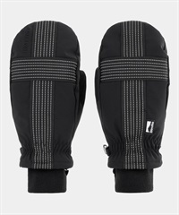 DIMITO ディミト REFLECTIVE CROSS BAND MITTEN スノーボード グローブ ユニセックス ムラサキスポーツ 25-26モデル(BLACK-S)