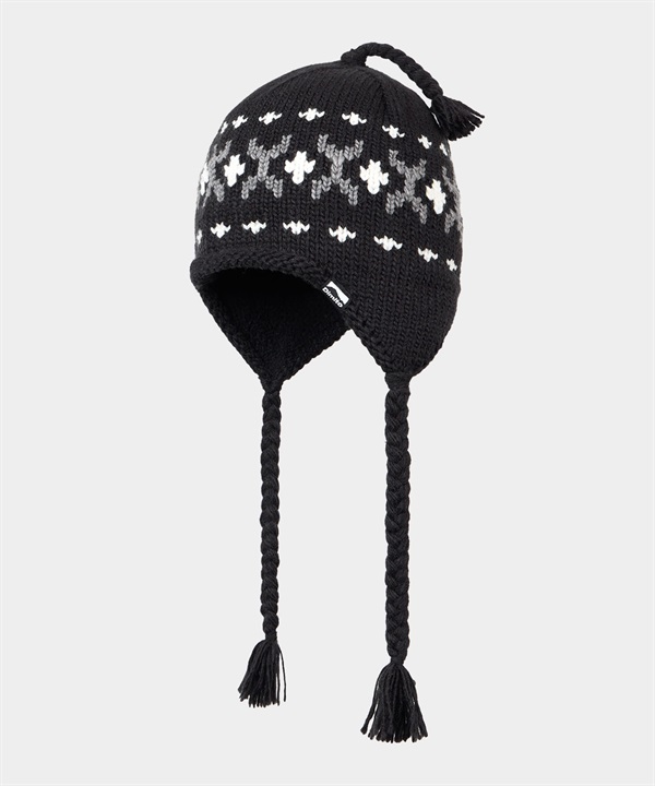 DIMITO ディミト SIMPLE CROCHET EAR FLAP BEANIE スノーボード ビーニー ニットキャップ ユニセックス ムラサキスポーツ 25-26モデル