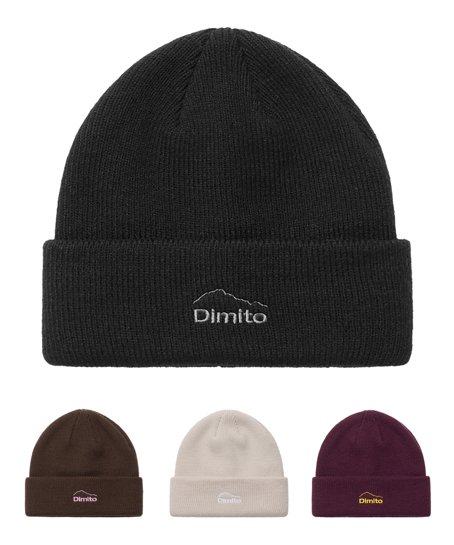 dimmoire ニット帽 DIMITO ディミト 25 DMT LOGO BEANIE スノーボード ビーニー ニット